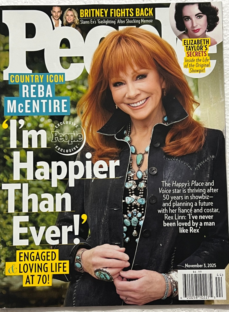 PEOPLE MAGAZINE REBA McENTIRE I’M HAPPIER THAN EVER