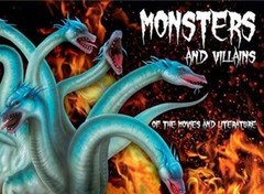 Monsters and Villains of the Movies and Literature – Paperback – VERY GOOD