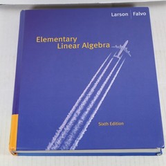 Elementary Linear Algebra – Hardcover By Larson, Ron – GOOD