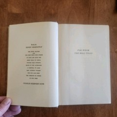 For Whom The Bell Tolls Ernest Hemingway 1940 HC First Edition Print A