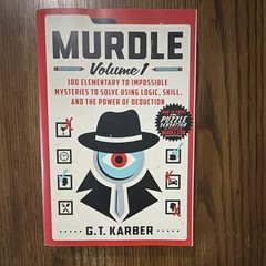 G. T. Karber Murdle Vol 1 Trade Paperback 2023 100 Logic Mysteries