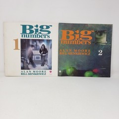Big Numbers 1-2 by Alan Moore & Bill Sienkiewicz (1st Editions, PB, 1990)