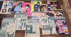 RARE LOT – Arena De Box y Lucha Mexican Boxing Magazine Nocaut! 1960s 1970s