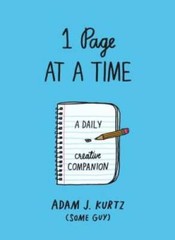 1 Page at a Time (Blue): A Daily Creative Companion – Paperback – GOOD