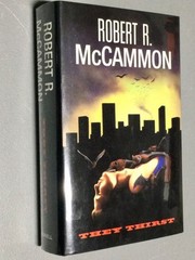 Robert R McCammon THEY THIRST First Hardcover Edition — Pristine, Unread copy