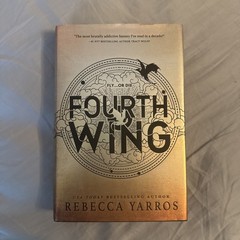 Rebecca Yarros Fourth Wing Hardcover First Edition Sprayed Edges 2023