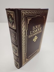 Louis L’Amour Four Complete Novels Padded Leatherette HC 1984 Unabridged VG