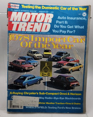 Motor Trend Magazine January 1978