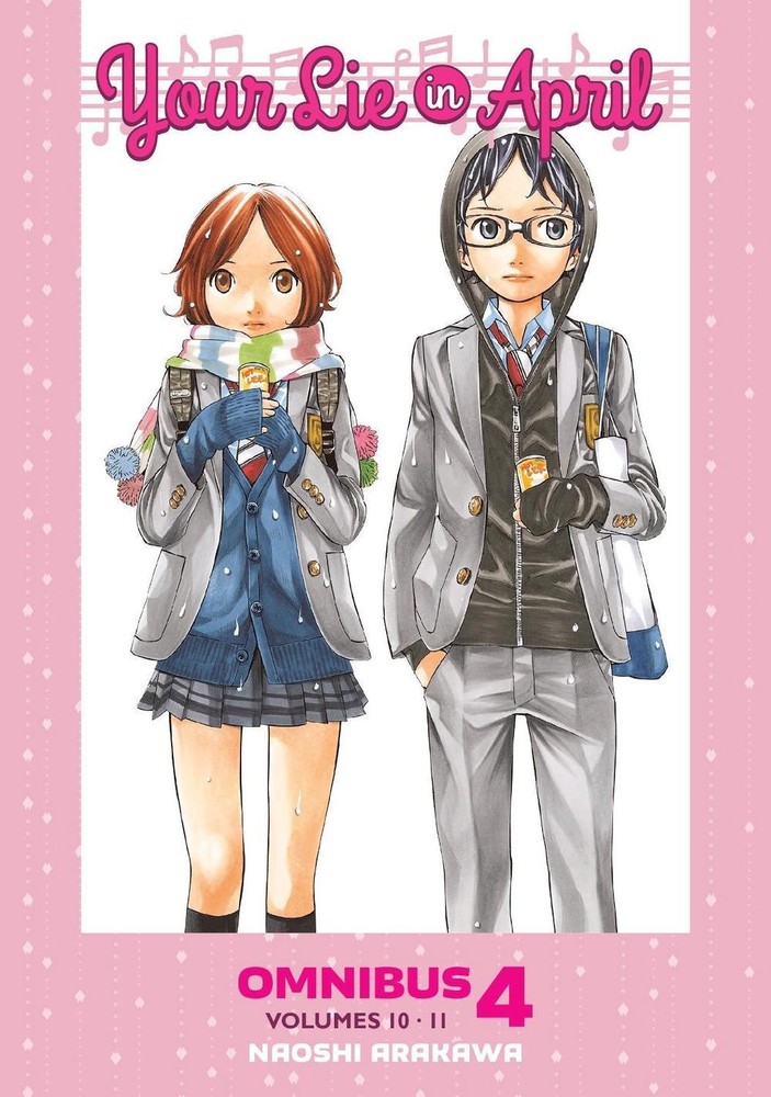 Your Lie in April Omnibus 4 (Vol. 10-11) by Naoshi Arakawa Paperback Book