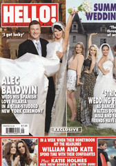Hello Magazine Alec Baldwin Wedding Kate Middleton Katie Holmes 2012