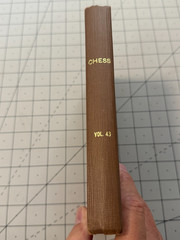 CHESS Magazine Vol 43 1977-1978 Bound Hardcover Korchnoi Karpov