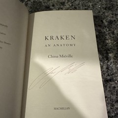 Kraken – China Miéville – Signed UK First Edition HCDJ New Weird Urban Fantasy