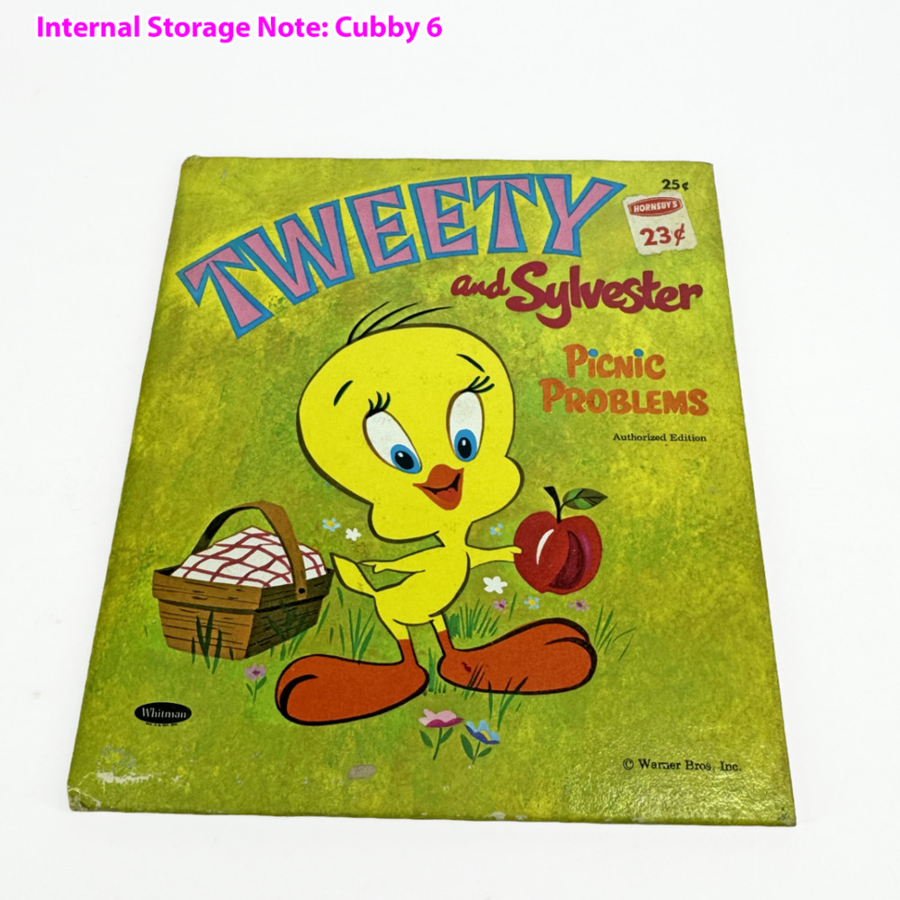 Tweety and Sylvester Picnic Problems Whitman Tell-A-Tale Children’s Looney Tunes