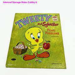 Tweety and Sylvester Picnic Problems Whitman Tell-A-Tale Children’s Looney Tunes