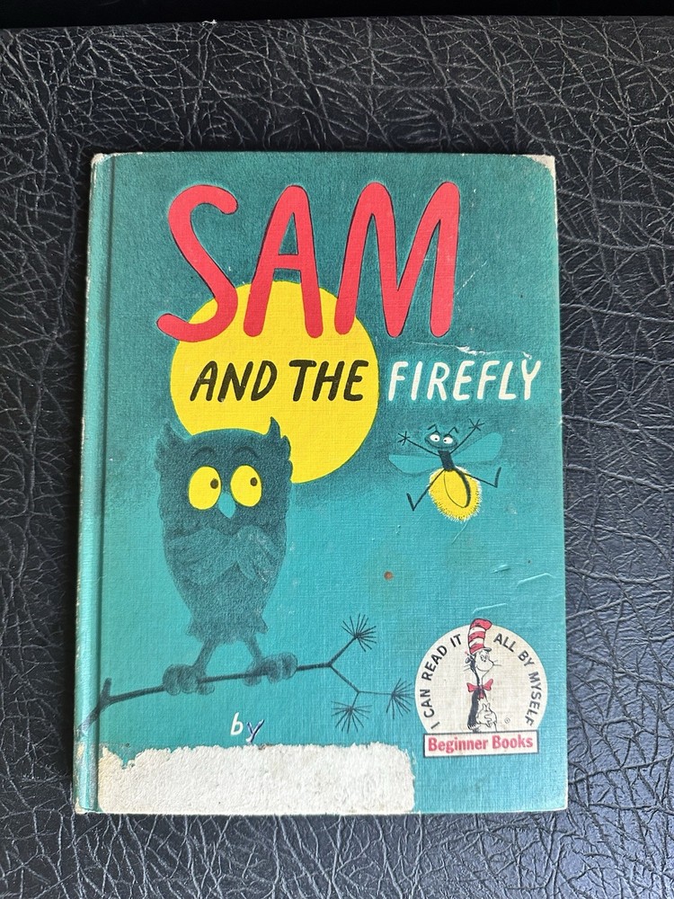 Vintage 1958 Sam And The Firefly By P. D Eastman Kids Beginner Books 1st Edition