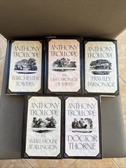 Anthony Trollope: The Barsetshire Novels ~ Set of 5 Hardcover & Dust Jacket