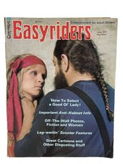 Easyriders Motorcycle/Biker Magazine June 1977 Still in Brown Mailer Cover