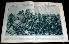 ZEPPELINS SHOT DOWN 1916 ART & PHOTOS WORLD WAR I IRISH SOLDIERS TAKE GUILLEMONT