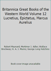 Britannica Great Books of the Western World Volume 12 Lucretius, Epictetus,…