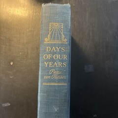 Days of Our Years Pierre Van Paassen 1940 Dial Press revised edition