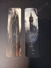 8 Spooky Gothic 6″ Cardstock Bookmarks Spooky Buildings Lot 4 of 4 Please Read