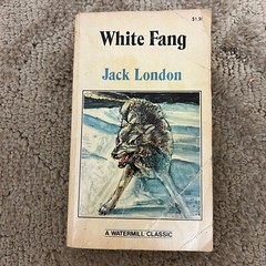 White Fang Adventure Paperback Book by Jack London from Watermill 1980