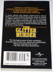 1997 NEVER READ! COLUMBO Glitter Murder PETER FALK Vintage TV tie-in pb book NM