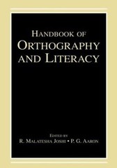 Handbook of Orthography and Literacy by R Malatesha Joshi: Used