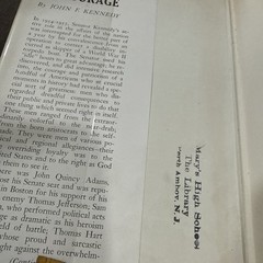 PROFILES IN COURAGE by SENATOR John F Kennedy; VINTAGE 1st Early Edition 1956