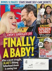March 15, 2021 US WEEKLY Magazine GWEN STEFANI Finally A Baby! Surrogate Joy HTF