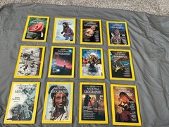 National Geographic magazines volume 163 1-6 & 164 1-6 1983 full year