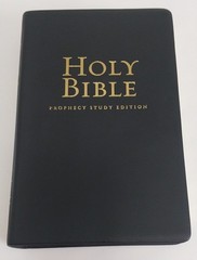 NKJV Holy Bible Prophecy Study Edition Amazing Facts Black Leather