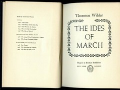 The Ides of March by Thornton Wilder (1948, Hardcover) First Edition