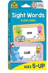 New School Zone – Sight Words Flash Cards – Ages 5 and Up, Kindergarten to 1st