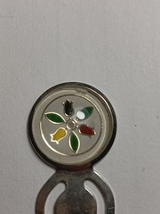 Multicolored Tuliup souvenir metal bookmark clip