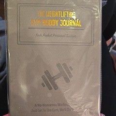 Habit Nest Weightlifting Gym Buddy Journal – Iron Gray | 12-Week Guided Workout