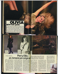 VOGUE-AUGUST 1980- GIA’s ONLY AMER VOGUE COVER-LAUREN HUTTON-OLIVIA NEWTON JOHN