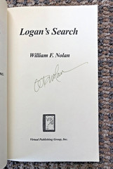 SIGNED, Logan’s World by William F Nolan, Limited Millennium Edition, Logans Run