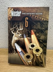Nosler Reloading Guide Manual Bullets For Sportsman (6th edition, hardcover) VG