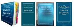 DSM-5-TR + tab + desk reference + classification + pocket guide book set PB…