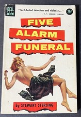 Five Alarm Funeral by Stewart Sterling (1942 Paperback Dell Publishing Co, Inc.)