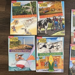 Highlights Which Way USA Lot of 20 State Books Most Maps Included