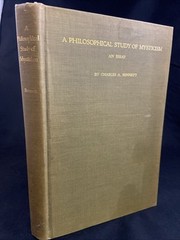 A Philosophical Study of Mysticism – Bennett 1923 MYSTIC PHILOSOPHY OCCULT RARE
