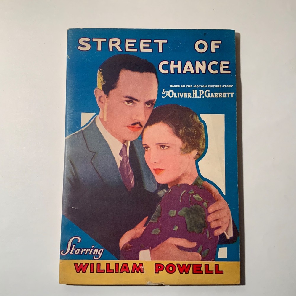 Street Of Chance by Oliver H.P. Garrett 1930 Jacobson Publishing Very Good+