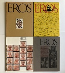 Lot of 4 Vintage 1962 Eros Hardcover Books Vol. 1 – #1-4 Complete Set
