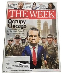 Week Magazine September 5-12 2025 Occupy Chicago Trump Hegseth Fed Fight The