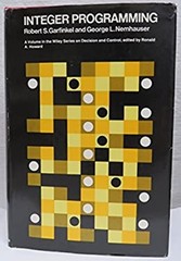 Integer Programming Hardcover George L., Garfinkel, Robert Nemhau