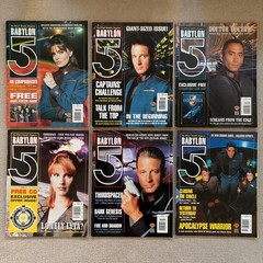 Titan – Babylon 5 Magazine – Job Lot 3 – 1998 – Issue 1 2 3 4 5 6