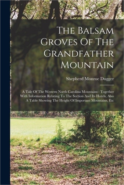 The Balsam Groves Of The Grandfather Mountain: A Tale Of The Western North Carol
