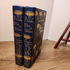 The Rhine, From Its Source to the Sea, 1898, 2 Vol. Set , Germany, Rare, Gilt